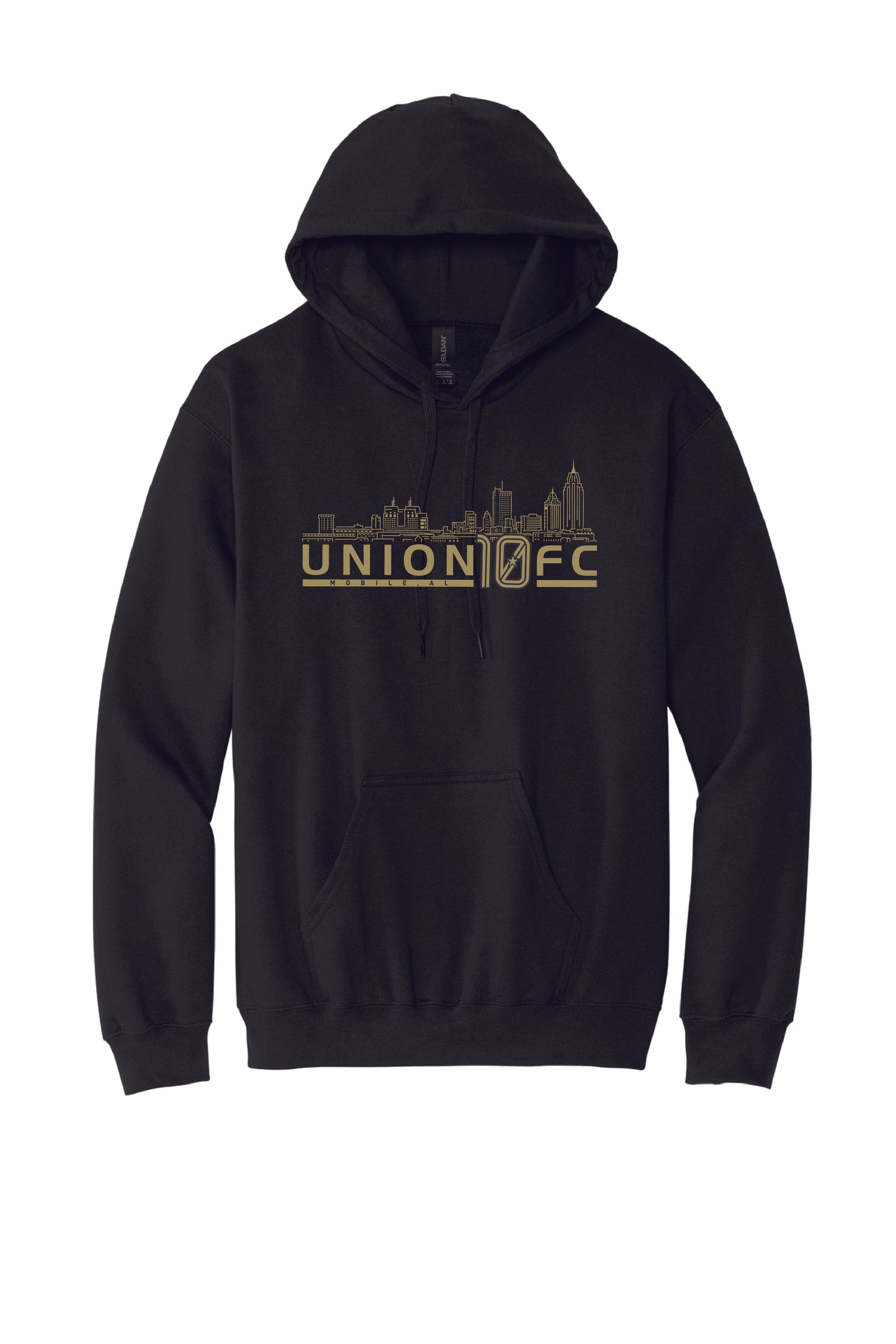 Union 10 FC Mobile Skyline Hoodie - BLACK